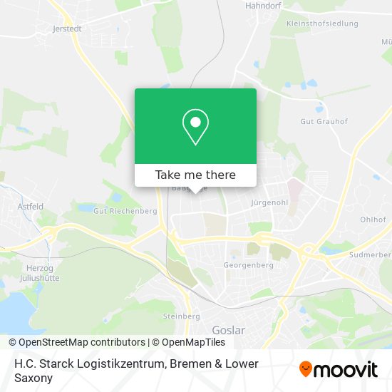 H.C. Starck Logistikzentrum map