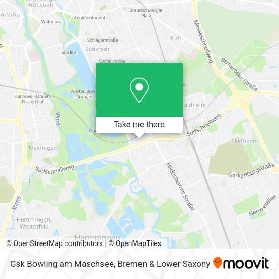 Карта Gsk Bowling am Maschsee