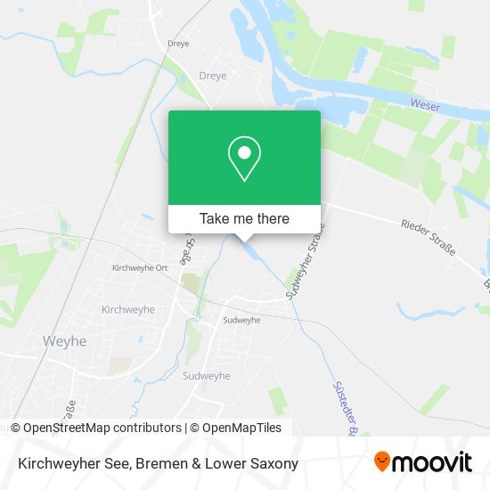Kirchweyher See map