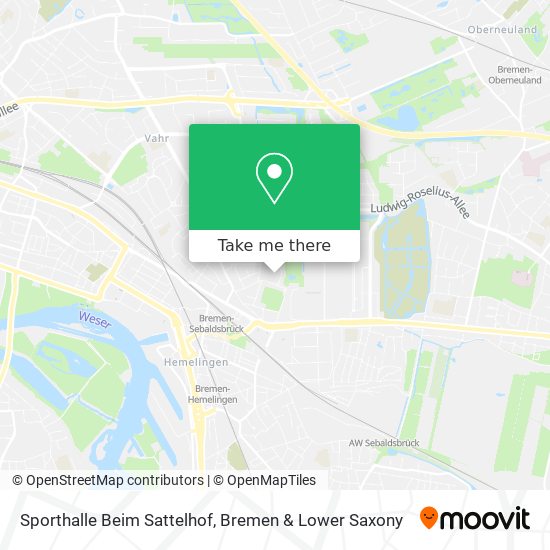 Sporthalle Beim Sattelhof map