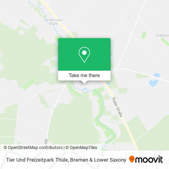 Tier Und Freizeitpark Thüle map