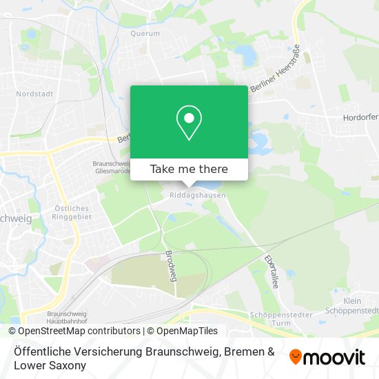 Öffentliche Versicherung Braunschweig map