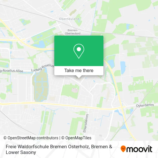 Карта Freie Waldorfschule Bremen Osterholz