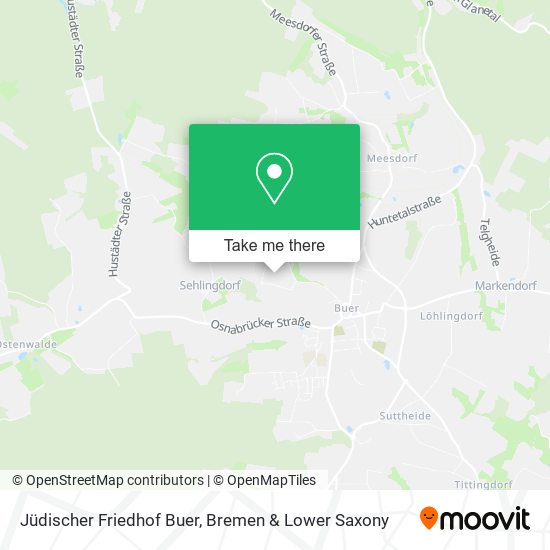 Jüdischer Friedhof Buer map