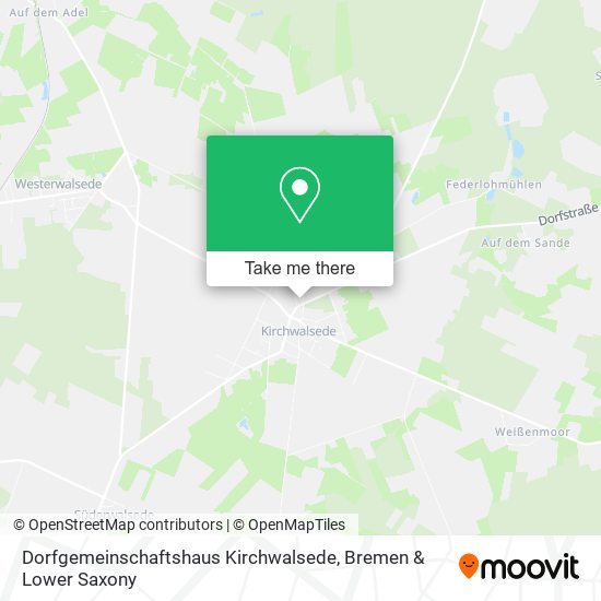 Dorfgemeinschaftshaus Kirchwalsede map