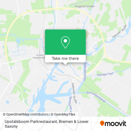 Upstalsboom Parkrestaurant map
