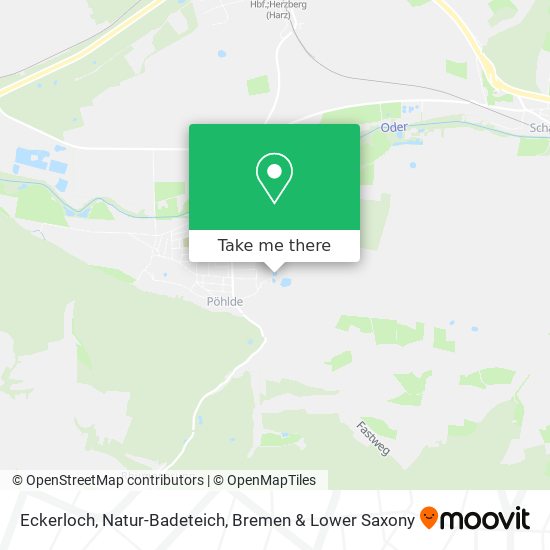 Eckerloch, Natur-Badeteich map