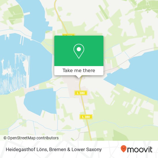 Heidegasthof Löns map