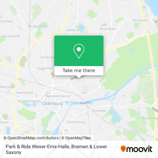 Park & Ride Weser-Ems-Halle map