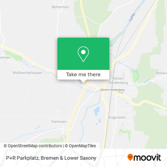 P+R Parkplatz map