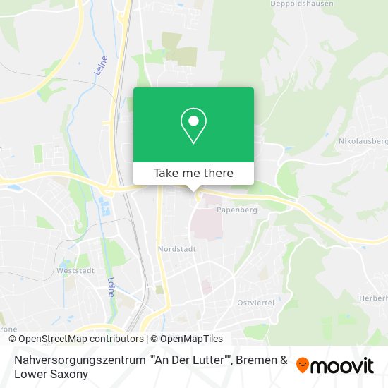 Nahversorgungszentrum ""An Der Lutter"" map