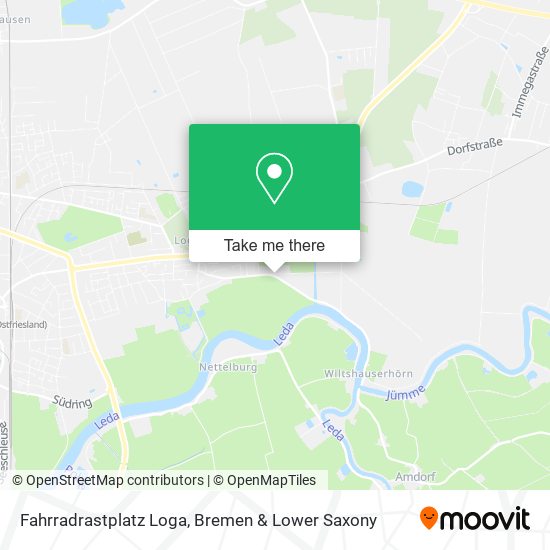 Fahrradrastplatz Loga map
