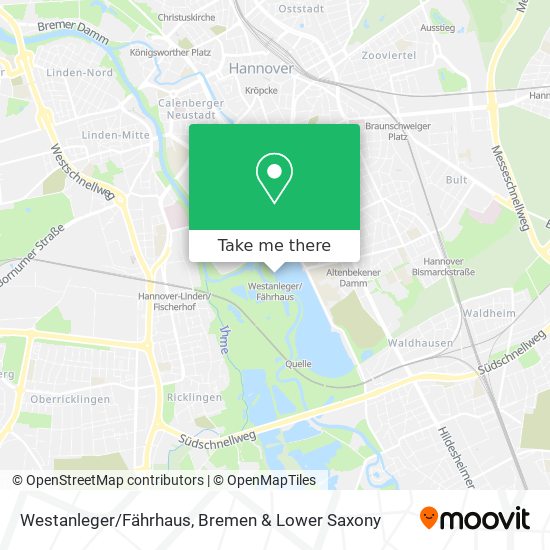 Westanleger/Fährhaus map