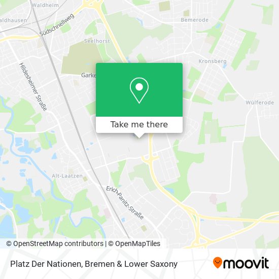 Platz Der Nationen map