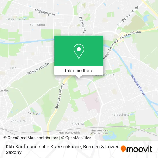 Карта Kkh Kaufmännische Krankenkasse