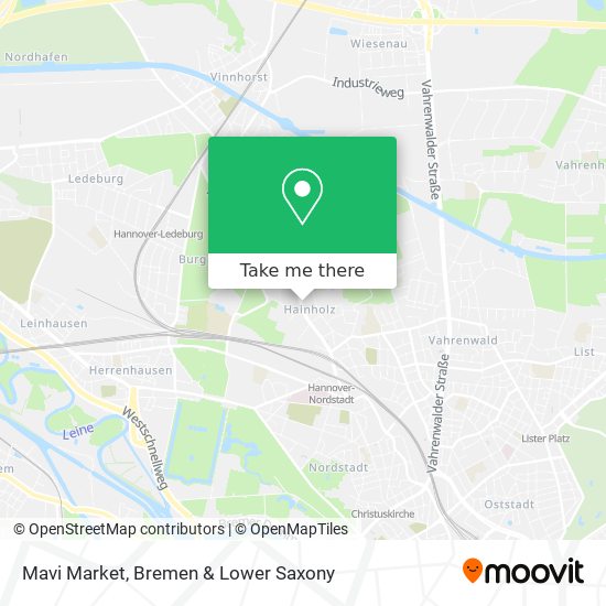 Mavi Market map