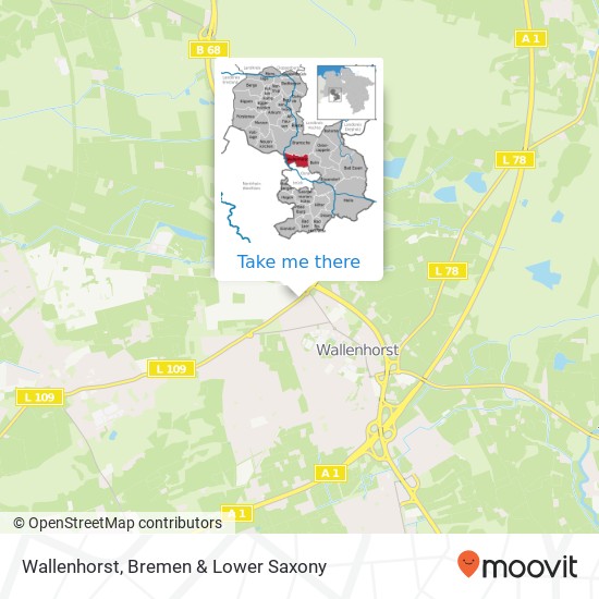 Wallenhorst map