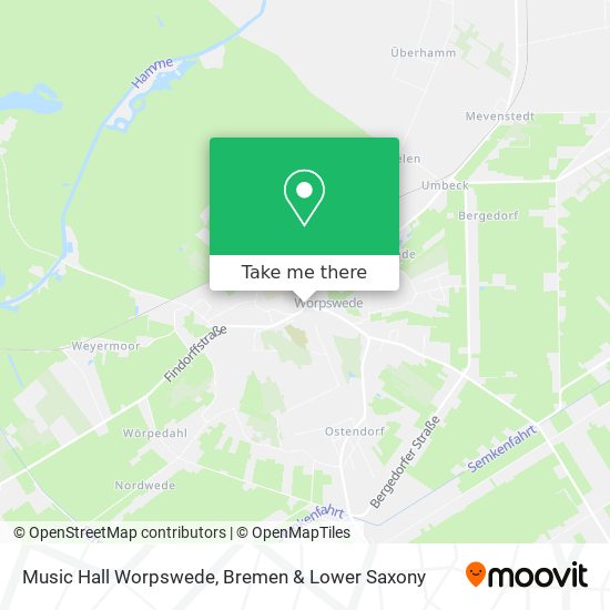 Music Hall Worpswede map