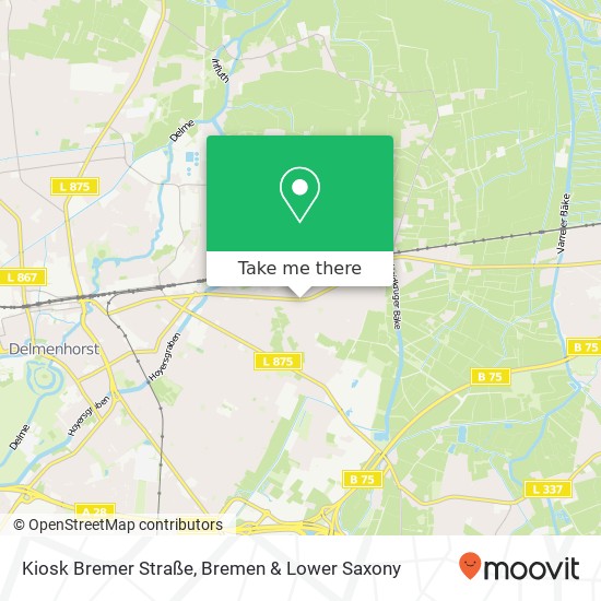 Kiosk Bremer Straße map