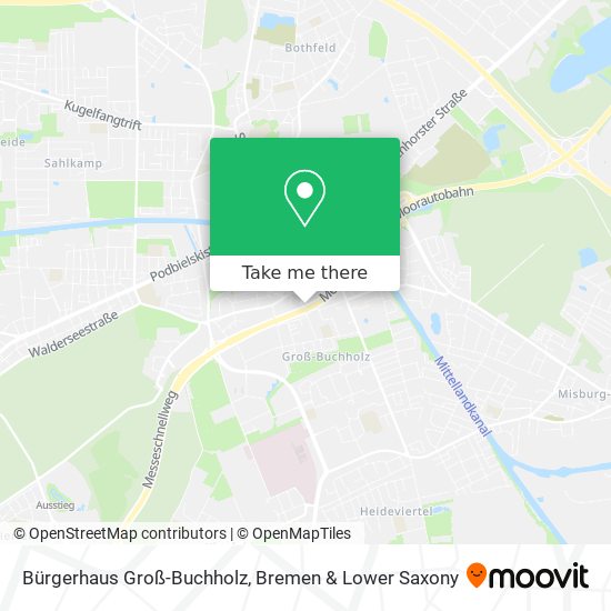 Bürgerhaus Groß-Buchholz map