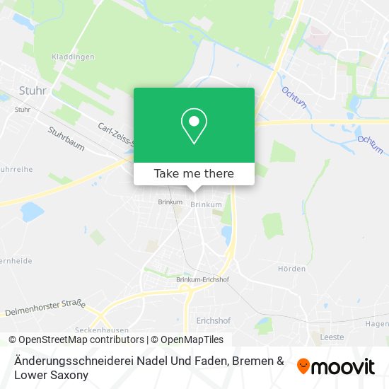 Änderungsschneiderei Nadel Und Faden map