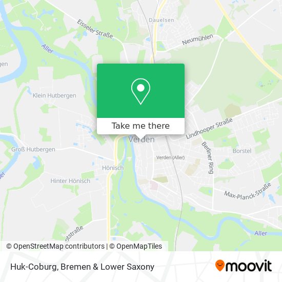 Huk-Coburg map