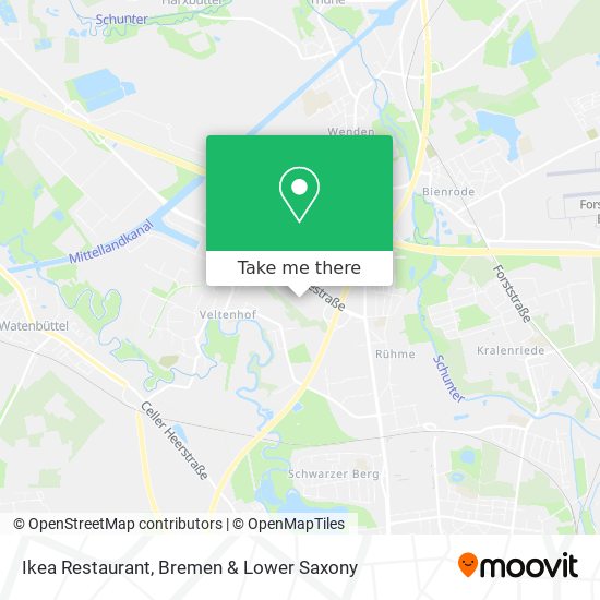 Ikea Restaurant map