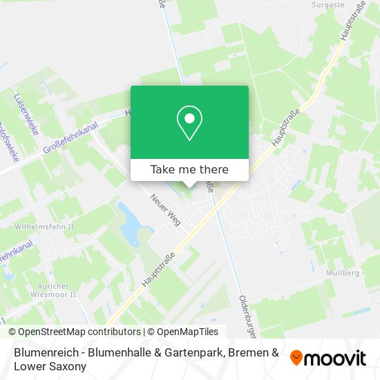 Blumenreich - Blumenhalle & Gartenpark map