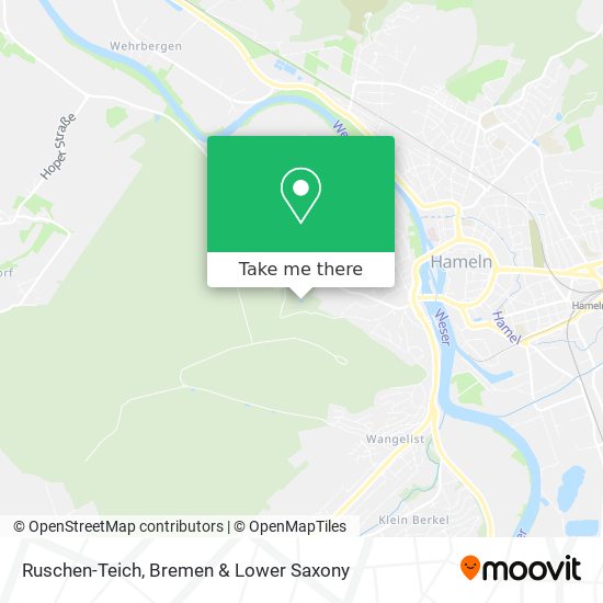 Ruschen-Teich map