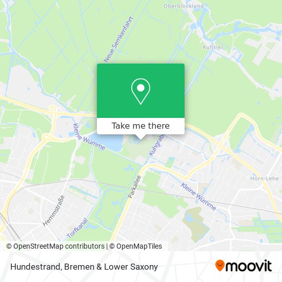 Hundestrand map
