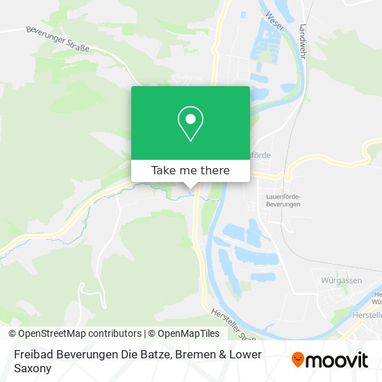 Freibad Beverungen Die Batze map