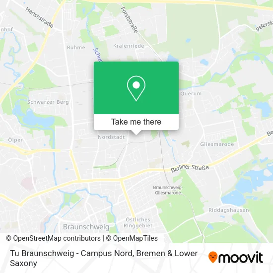 Карта Tu Braunschweig - Campus Nord