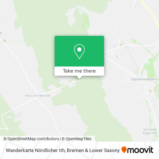 Wanderkarte Nördlicher Ith map