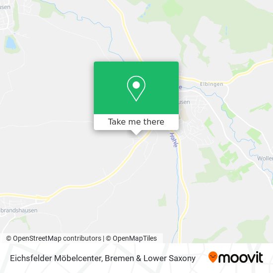 Eichsfelder Möbelcenter map