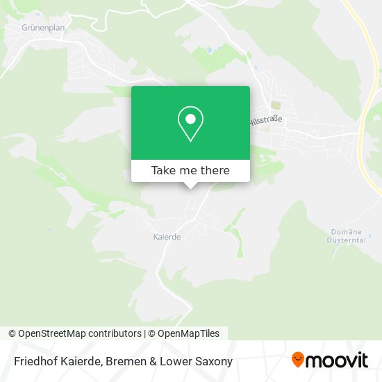 Friedhof Kaierde map