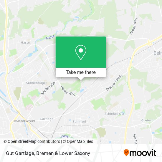 Gut Gartlage map