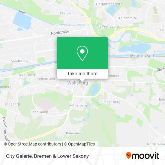 City Galerie map