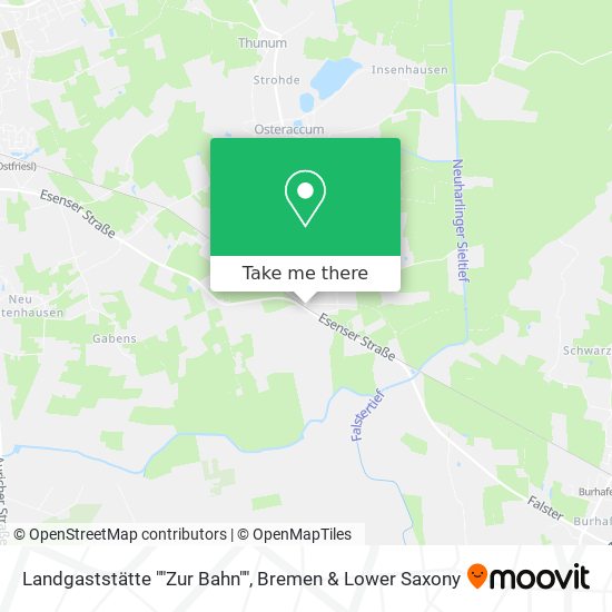 Landgaststätte ""Zur Bahn"" map
