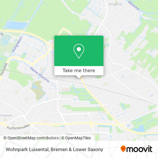 Wohnpark Luisental map