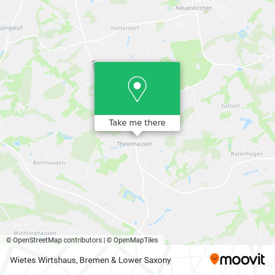 Wietes Wirtshaus map