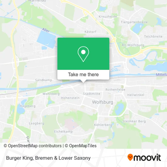 Burger King map