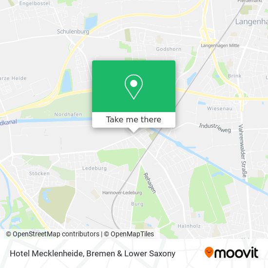 Hotel Mecklenheide map