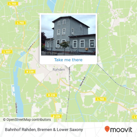 Bahnhof Rahden map