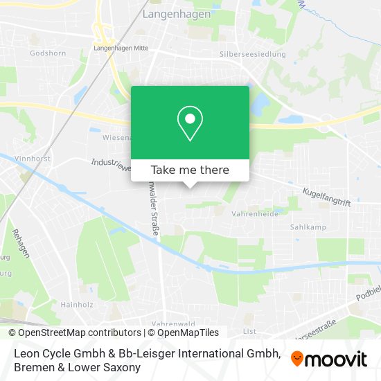 Leon Cycle Gmbh & Bb-Leisger International Gmbh map