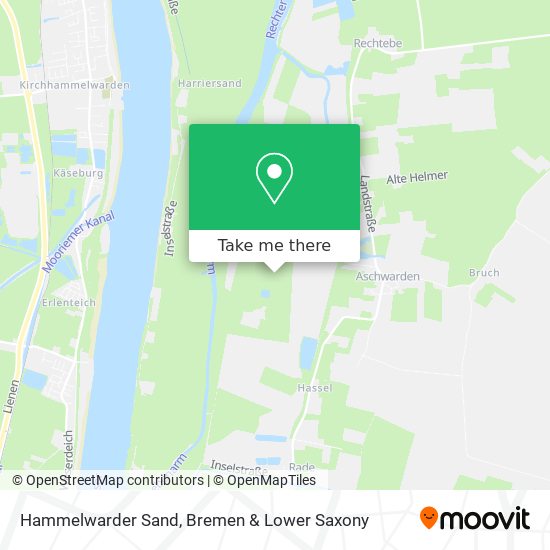 Hammelwarder Sand map