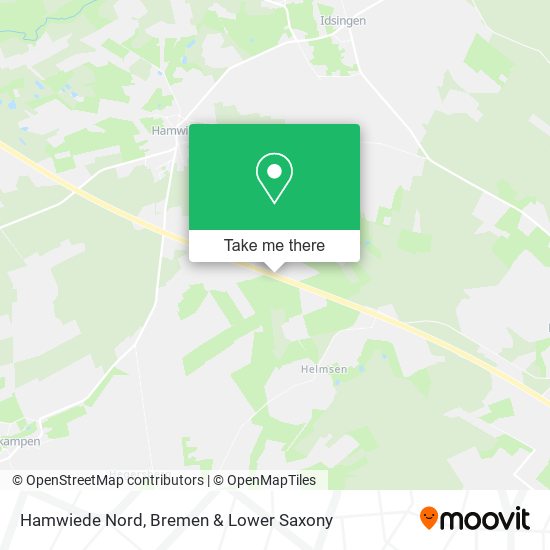Hamwiede Nord map