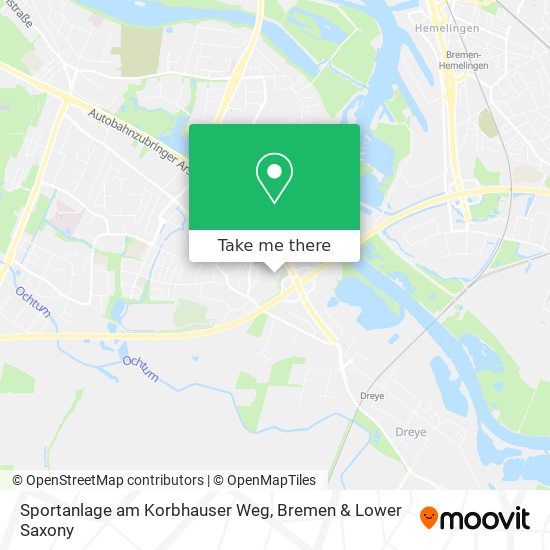 Sportanlage am Korbhauser Weg map