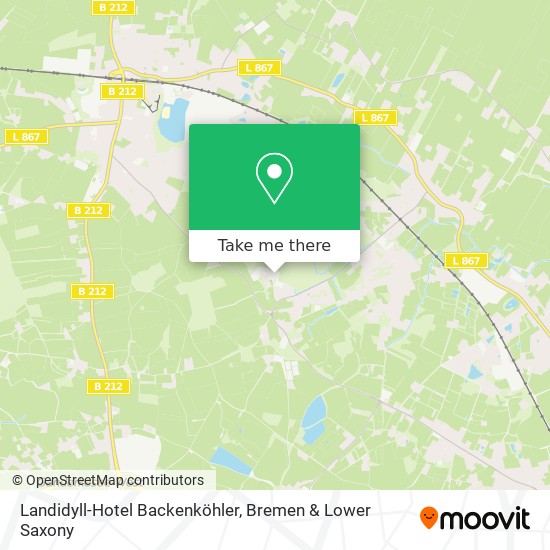 Карта Landidyll-Hotel Backenköhler