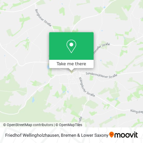 Friedhof Wellingholzhausen map