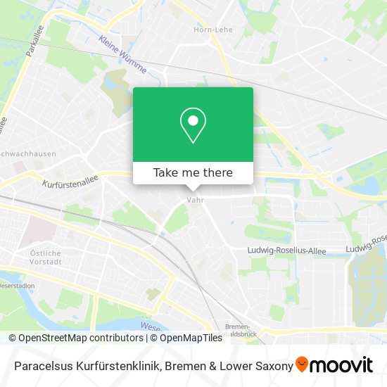Paracelsus Kurfürstenklinik map